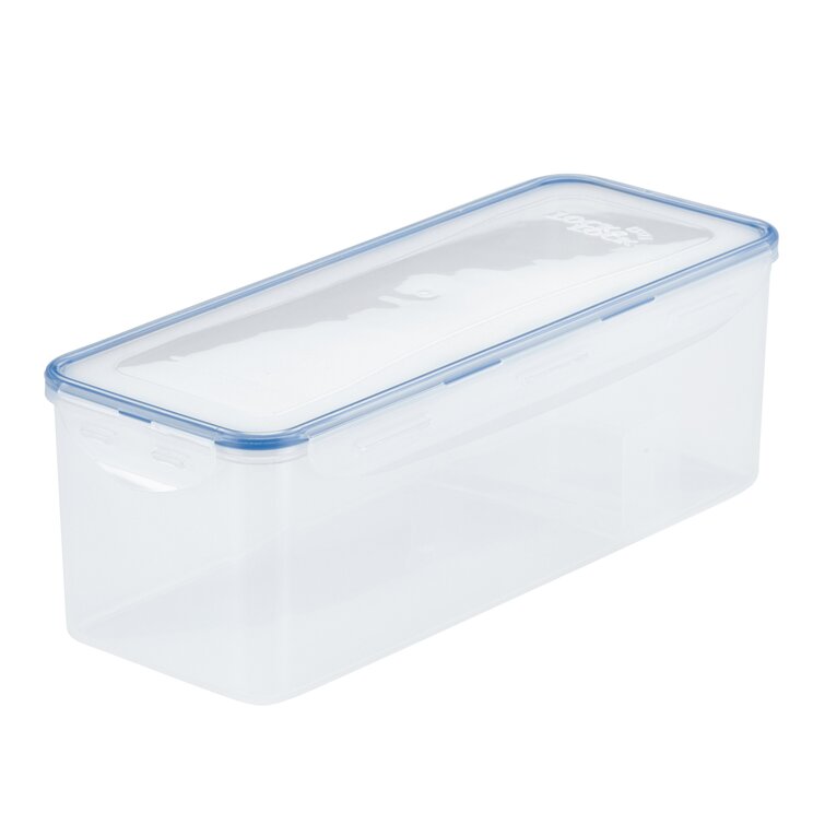 LocknLock Easy Essentials Pantry Bread Box with Divider, 21.1-Cup
