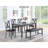 Donahue 6 - Person Four Leg Dining Set-446909172-528601975