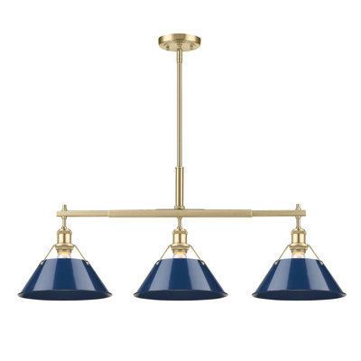 Weatherford 3 - Light Kitchen Island Pendant
