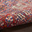 Tapis rouge / beige / bleu tissé à la machine-156558384