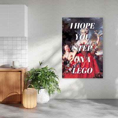 «Step On A Lego», reproduction d'art mural abstrait contemporain