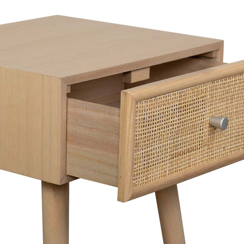 Alyona 40cm W Manufactured Wood Bedside Table