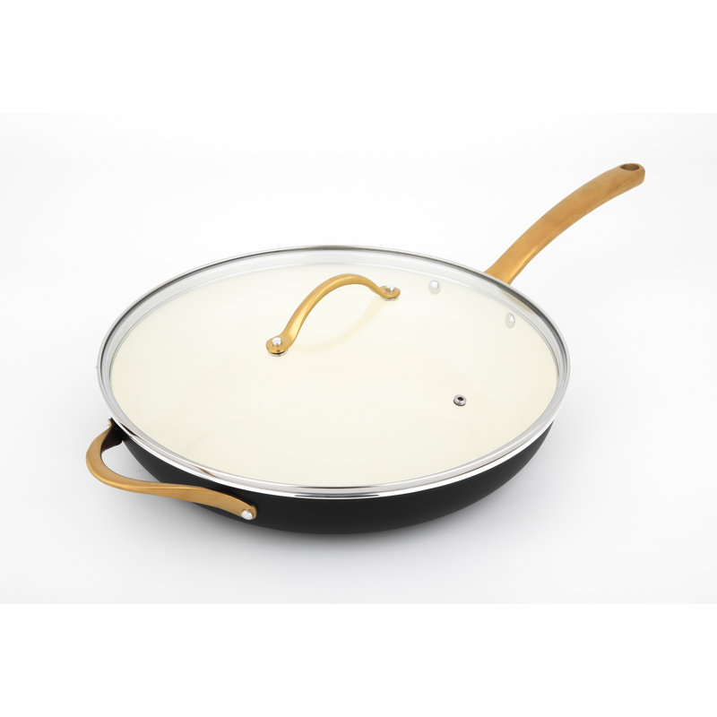 Poêle à frire en céramique avec couvercle NutriChef