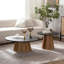 Table basse ronde en bois