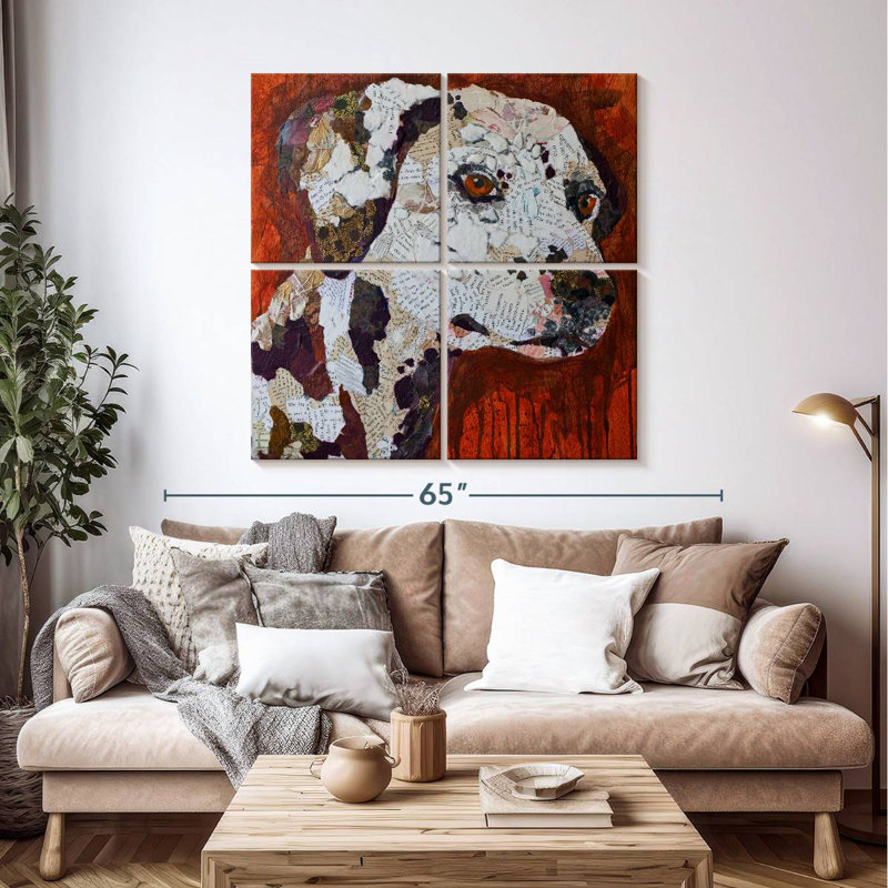 Brampt Fired Up, 45" H x 45" W