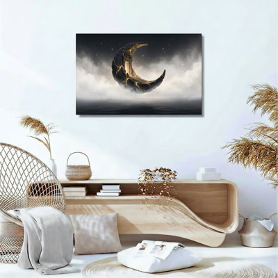 «Moon Ship», reproduction d'art sur toile, ensemble de 1
