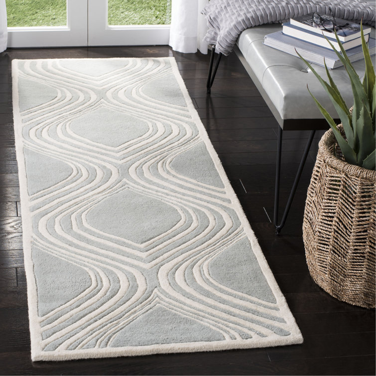 Oglesbee Hand Tufted Wool Geometric Rug