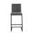 Bar Stool - Speckled Textured Fabric with Vertical Tufted Backrest, , Sturdy Metal Frame & Footrest for Kitchen Island & Home Bar,2 Sets-505071409
