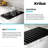 KRAUS Self-Draining Silicone Dish Drying Mat And Silicone Soap Dish Holder For Bathroom Or Kitchen Counter, KDM-10-05DG-100896288