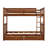 Twin-Over-Twin Bunk Bed With Ladders And Two Storage Drawers-976452145