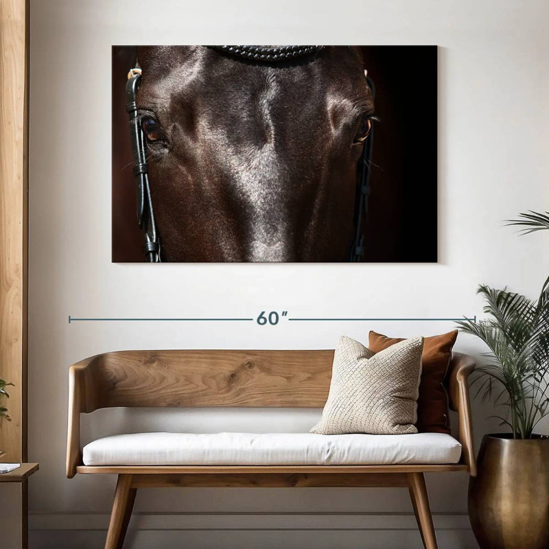 Brampt Horse Face, 32" H x 48" W