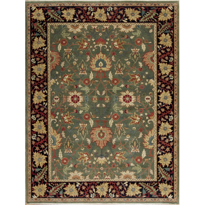 Mahal Hand Knotted Wool Area Rug