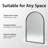 Kolodny Aluminium Arch Wall Mirror-1610882785-1610881309