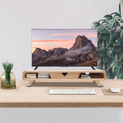Aasr Bamboo Monitor Stand