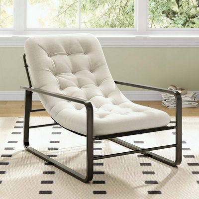 Chaise d'appoint Sherpa - Éponge à haute densité et structure en métal