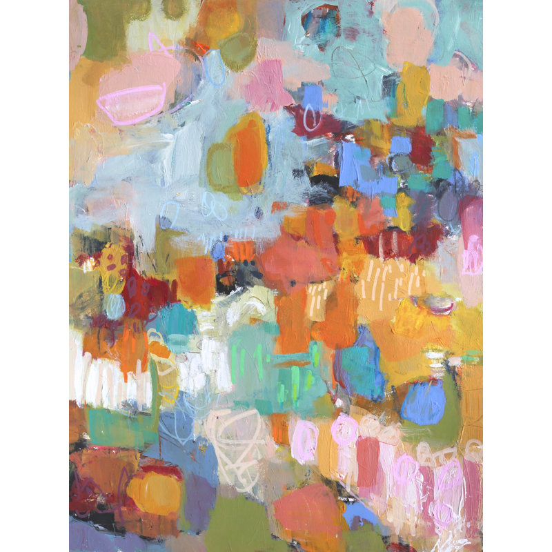 Cottages By The Sea Print by Elizabeth Chapman, 21.25" H x 17.25" W x 0.875" D