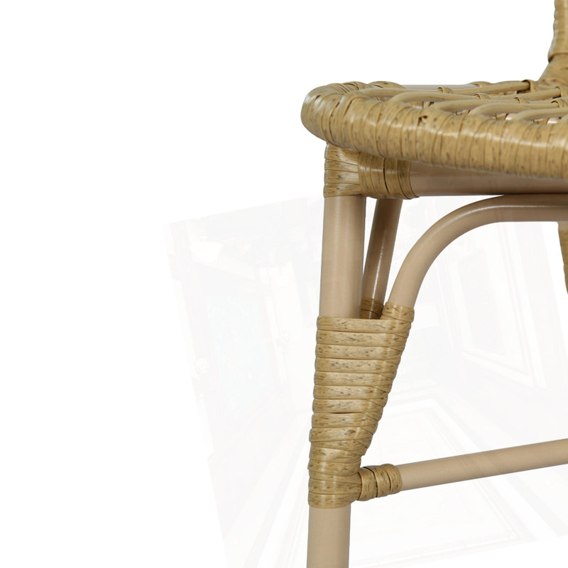 Set Of 2 Outdoor Rattan Chairs, Natural