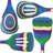 Baltique Mumbai 4-Piece Layered Birch Utensil Set