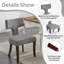 Ensemble de salle à manger rectangulaire en bois avec chaise rembourrée-1219370700-1219370704-1219370701