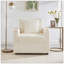 Fauteuil d'appoint confortable en velours côtelé-130770142