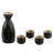 Japanese Style Sake 5 Piece Beverage Serving Set