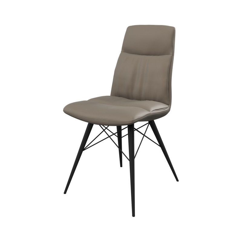 Crimora 47cm H Upholstered Side Chair, Beige