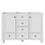 Base de meuble-lavabo double 48 po seulement, surface peinte, portes à fermeture douce-109911296