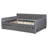 Uriah Velvet Upholstered Daybed with Trundle & Wood Slat Support-125891685