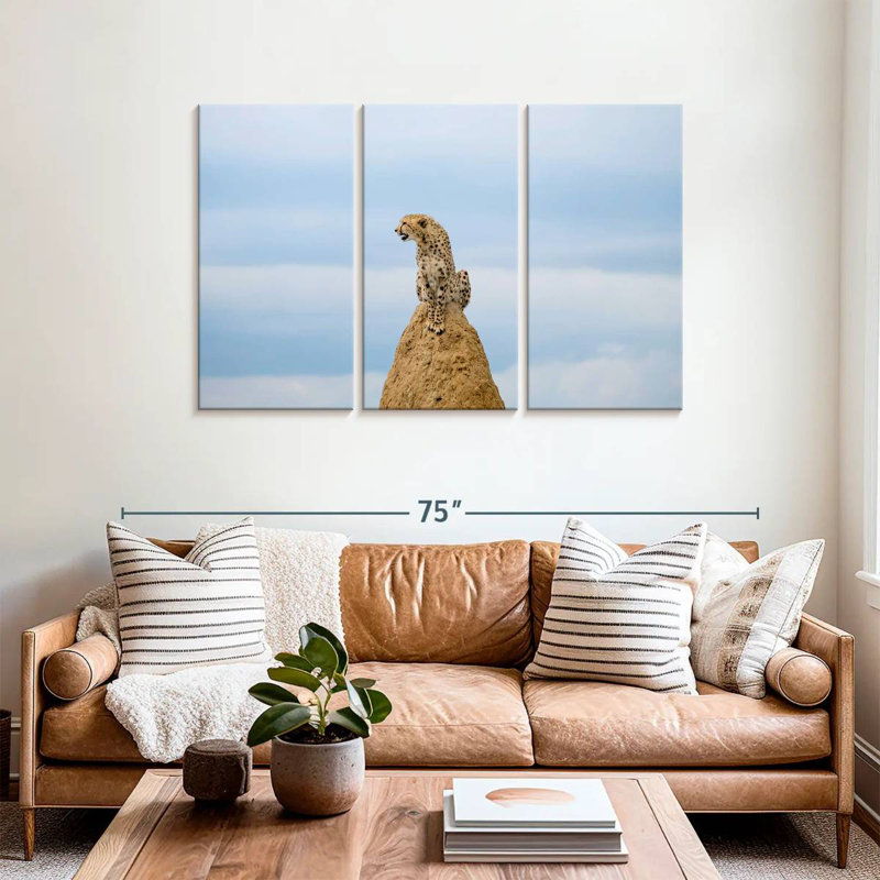 Scouting Wild Cat, 36" H x 57" W