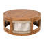 Table basse d'extérieur en bois d'acacia 27,95 po - corde bohème d'appoint tissée à la main