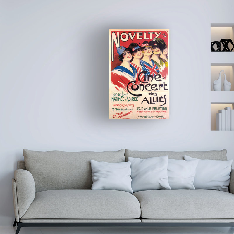 Art sur toile Marcus Jules, H 19 po x l 12 po
