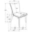 Chaise d'appoint rembourrée Jean (ensemble de 2)