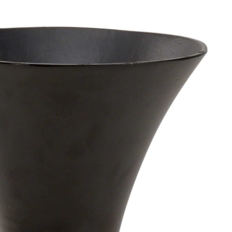 Vase de plancher en aluminium Beu 7, H 27,25 po x l 10 po x P 10 po