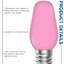 0,5 W, ampoule DEL C7 à intensité variable, culot E12-86128114