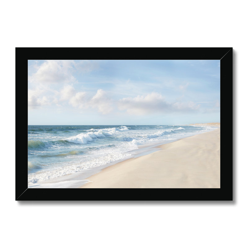 Hamptons II by James McLoughlin - Print, 24cm H x 34cm W, Black Framed Paper Print