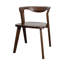 Ensemble de table de salle à manger extensible Rumy, 7 pièces, 6 chaises, Diamond Edge, brun