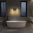 3-Light Brushed Nickel Vanity Light with 3 Color Modes  with Clear Glass Shade-128452529-69159336