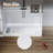 48"x32" White Shower Base with Left Drain. Non-Slip Shower Pan Kit with 304 Stainless Steel Square Drain Cover. Heavy-Duty  Shower Tray with 3-Sided Flange for Bathroom Remodel-126561210
