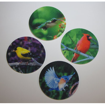 Ensemble de 4 verres à conception songbird