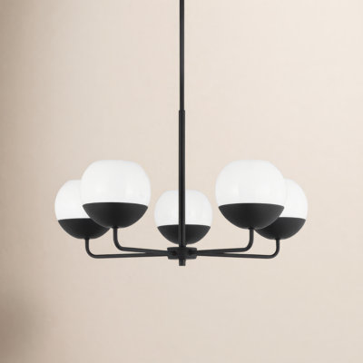 Avoca 5 - Light Metal Dimmable Chandelier