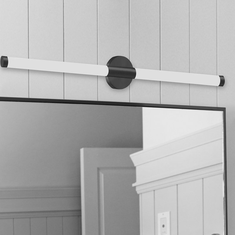Farhanaaz LED Armed Sconce, Matte Black