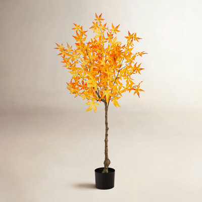 Faux Maple Tree in Pot Liner