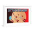 Let's Go to the Moon! 1 Piece Single Picture Frame and Floater Frame Wall Art on Canvas-20115841