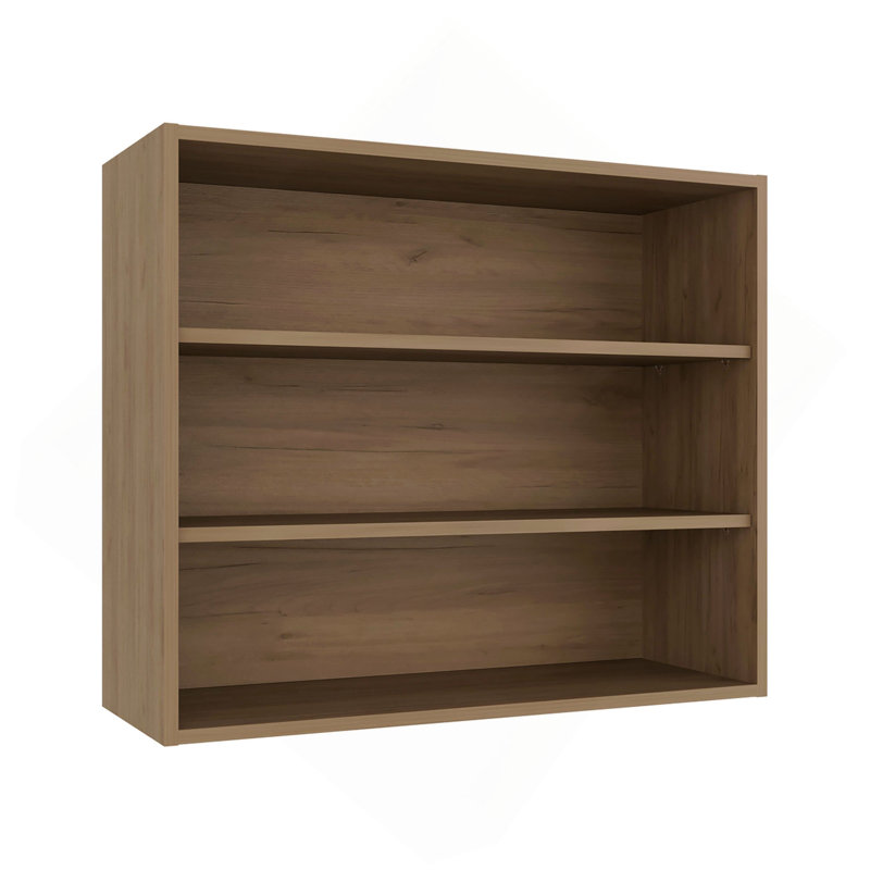 Open Storage Wall Cabinet, Oak