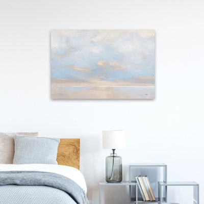 Glint On The Horizon Blue Coastal Blue Gray White Cloud Coastal