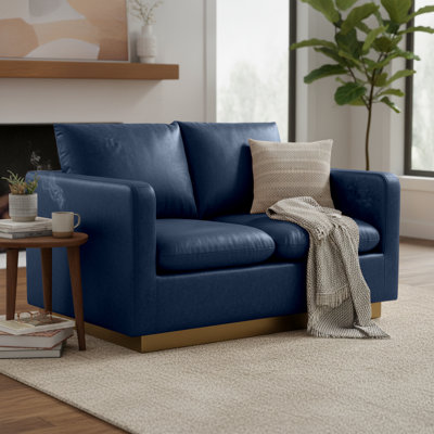 Berengarius 55.9" Square Arm Loveseat
