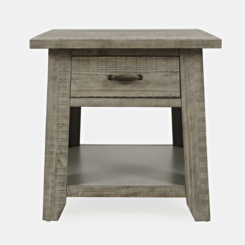 Table de bout Braden, Bois flottant gris