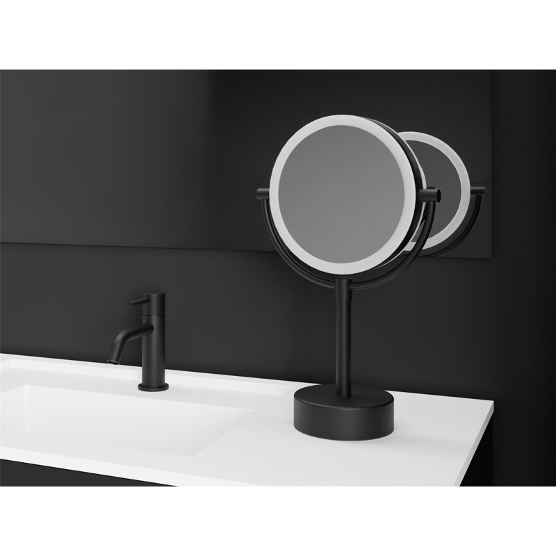Davaria Concave Mirror, Black