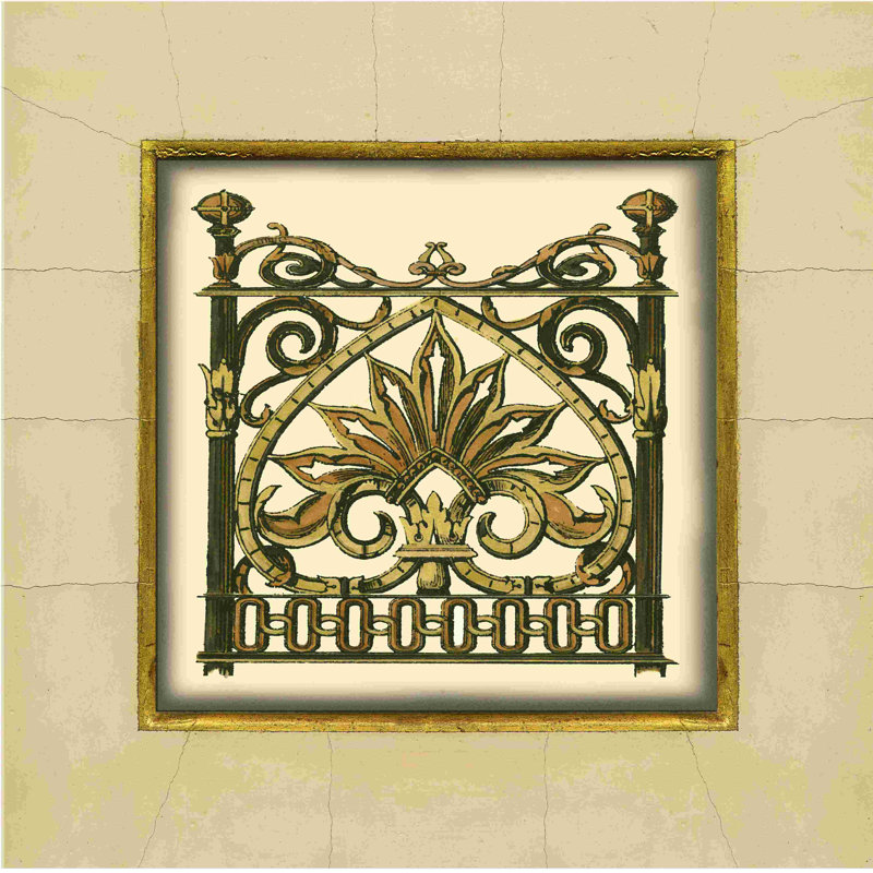 Barrière à Gesso (H) II, H 12 po x l 12 po