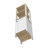 Linen Cabinet Jannes, Two Open Shelves, Single Door, Light Oak Finish-1343128984